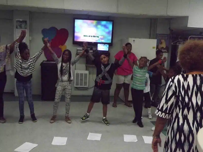 Music class at Precious Blessings Academy