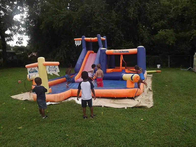 Playground fun at Precious Blessings Academy.